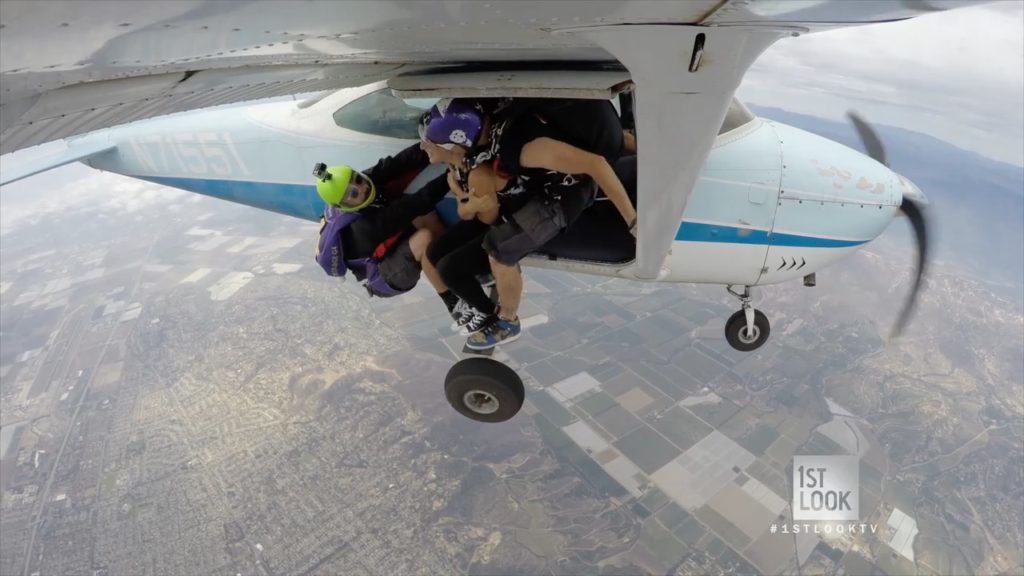 Jackie Tranchida tries skydiving for the first time with the help of Adrenaline365.